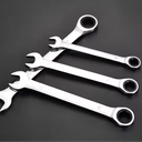 Chrome-Plated 72-Tooth Ratcheting Gear Wrench 6-32mm Double-Ended Open/Box End Tool for Industrial Repairing DIY OEM
