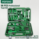 Factory Direct ODM OEM Manufacture Auto Repair Hand Tools Set with Combination Ratchet Wrench AndDrive Sockets Carbon Steel