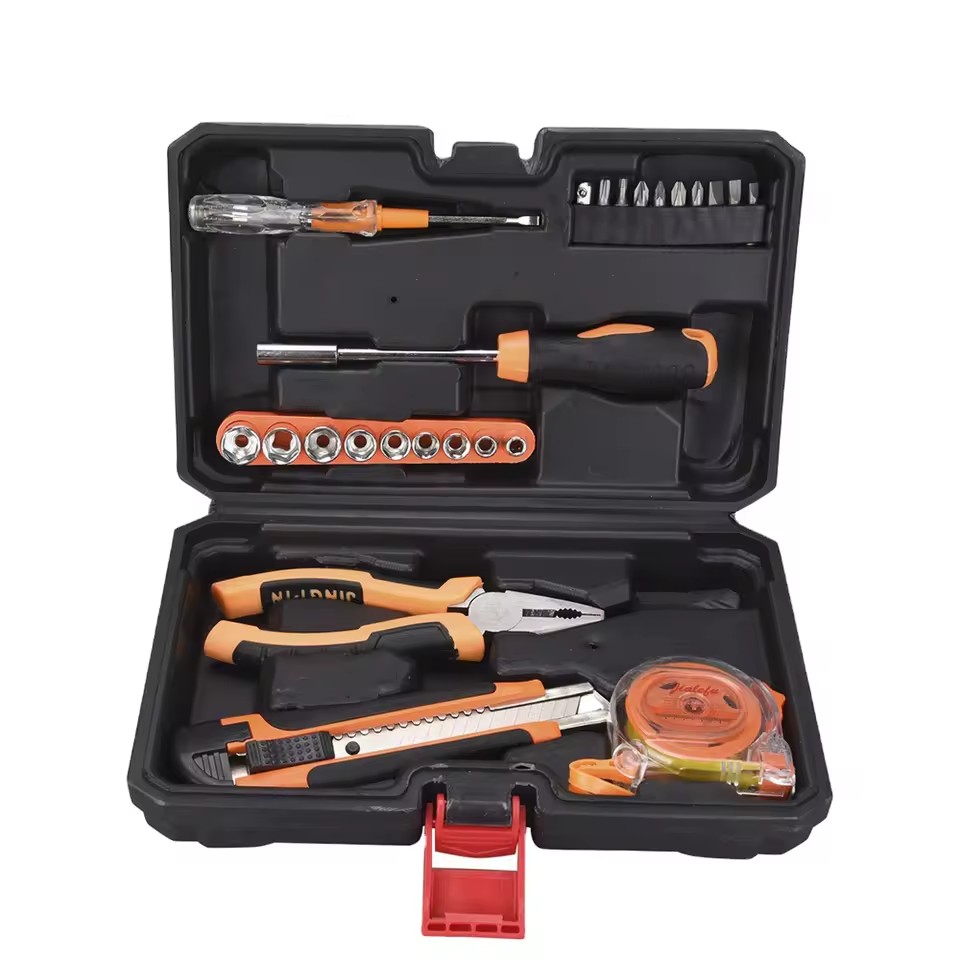 SOLUDE 24PCS Household Multifunction Electrician Repair Hardware Tool Set Home DIY Hand Tool Set Household Mini Tool Set