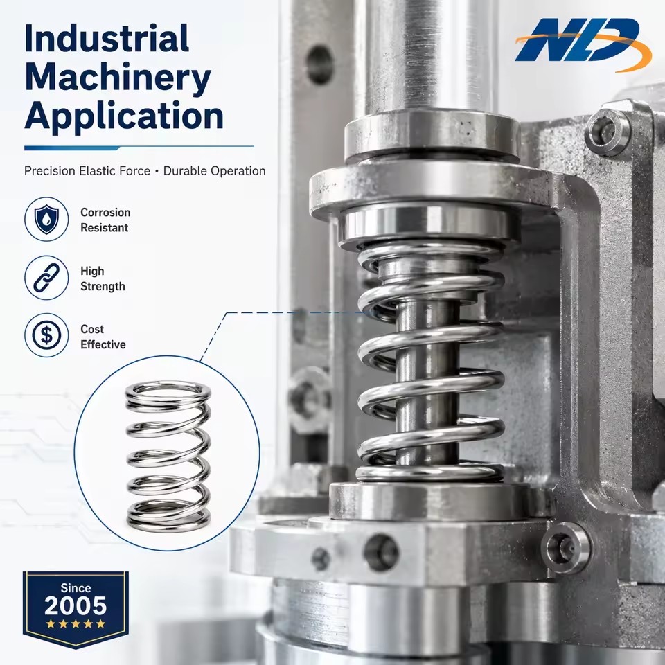 Customized Alloy Nitinol Adjustable Stainless Steel 8 mm Diameter Oem Big Coil Compression Spring