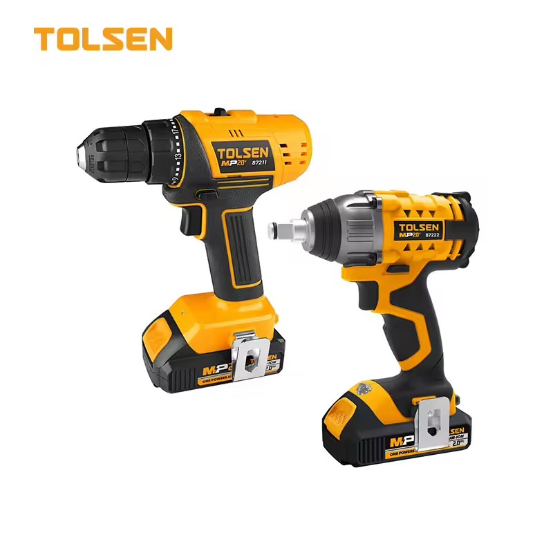 TOLSEN 87240 35 Nm and 330 Nm Li-ion Cordless Combo Kit Power Tools