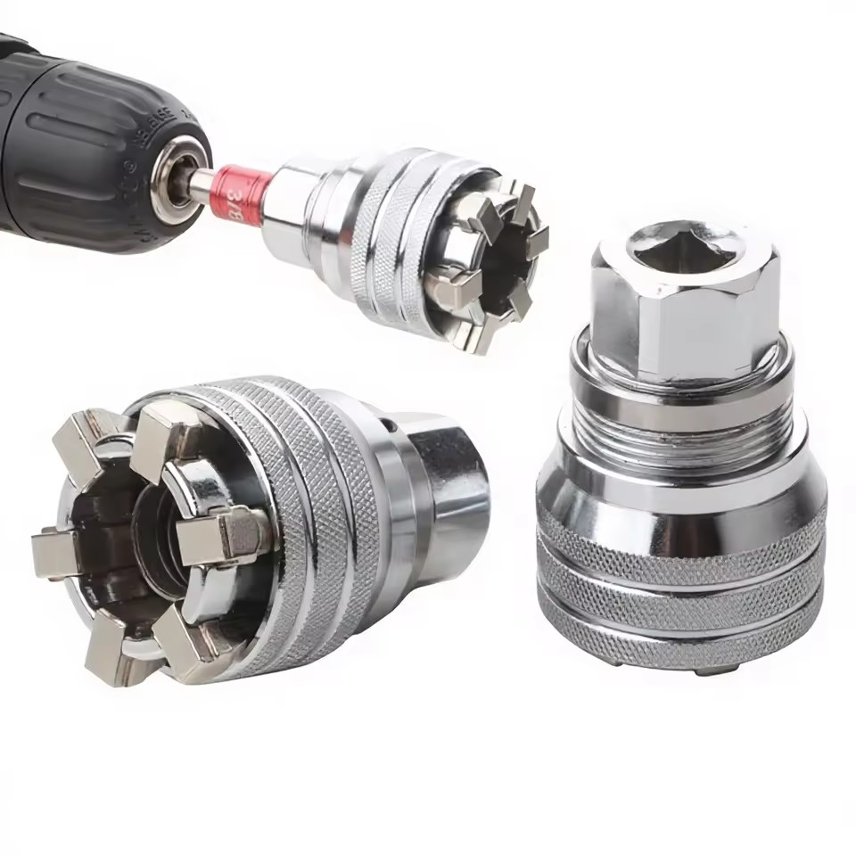 Adjustable Magic Universal Wrench with 10-19mm Metric Universal Socket 40 Chromium Material