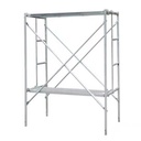 Galvanized Q235 Steel Scaffolding Frame System H Frame Ladders Industrial Scaffolding for Construction