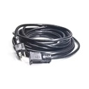 Extension Cords Power Retractable Electrical Outdoor 125V Heavy Duty Waterproof 16/3 50ft Black OEM Push Pull 15A CETL CUL 100%