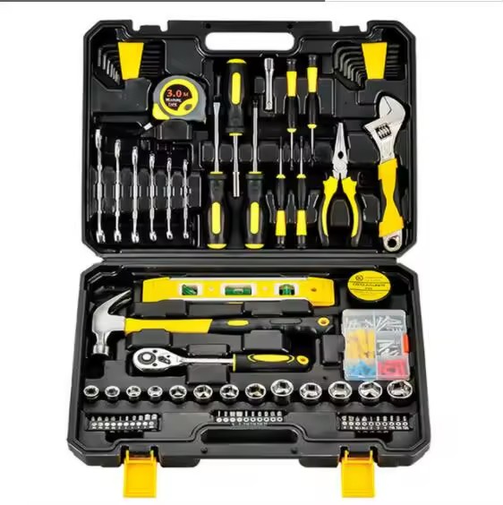 Multifunctional Household Hand Tools Set Box Toolbox Toolkit 108 Pcs Repair Kit Mechanical Complete Mechanical Toolbox