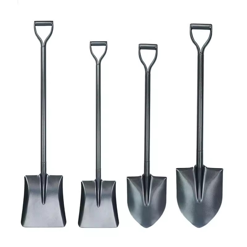 Factory Wholesale Shovel Outdoor Household Steel Shovel Metal Handle Agriculture Shovel