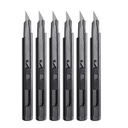 SK5 Blade Aluminum Alloy Handle Utility Knife 9mm 30 Degree Black Tip Push Button Blade DIY Grade OEM Wallpaper Car Film