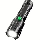 ABS Focusing Flashlight Outdoor Mini LED Multifunctional Zoom Portable High Brightness Flashlight 100 Meters Range