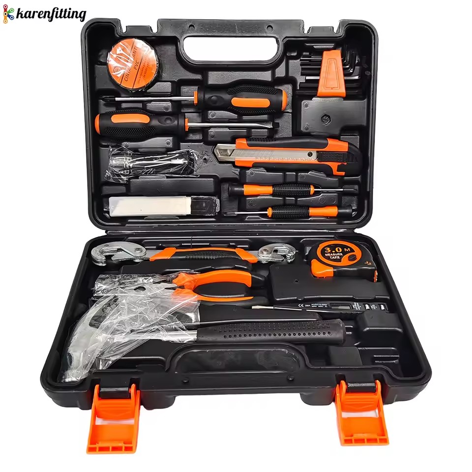 Portable Multi-Function Auto Repair Hardware Tool Sets Durable Household Complete Tools Box Kits for Repair Mechanics