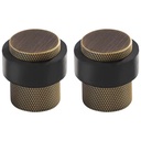 DOOROOM Factory Direct Modern Simple Door Stop Brass With Non-slip protection Rubber Door Stopper
