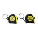 MYJ 3ft 1m Mini Keychain Portable Measuring Tape Custom logo Company Promotion Gift Tape Measure Self-lock Small Tape Measure
