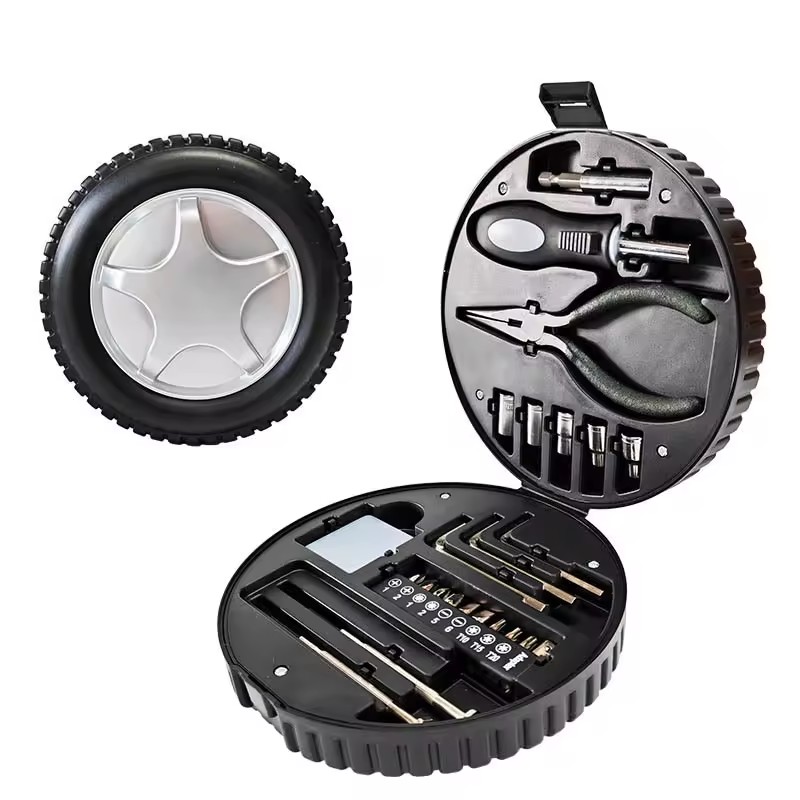 24 Pcs Combination Promotional Tire Shaped Hand Tool Set