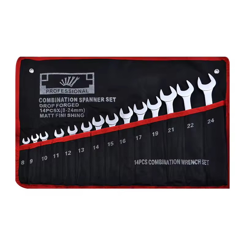 14 Pcs Two Way Combination Wrench Mechanic Tools Dual Precision Combination Wrench Portable Multifunction Wrench Set