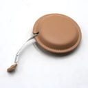 Measuring Tape Keychain Customized 1.5m Mini Pu Plastic 16mm Silver Pvc 1.5m Dual Sided Tape Cheap Gift Promotion 0.11mm