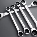 Scratch Head Ratchet Wrench Set Chrome Vanadium Steel Hand Tool Socket Key Ring Ratchet Spanner Open End Wrench