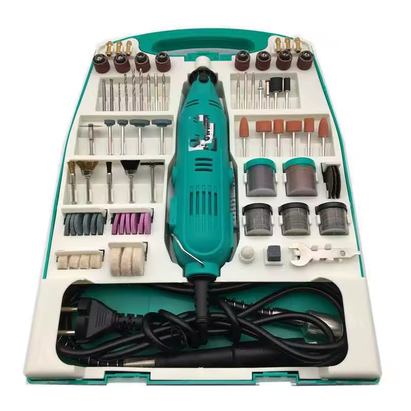 Variable-speed Drill Grinder Kit Dual-grinder Engraving Machine Gap Cleaning Sanding Drilling Root-carving 110V 1-year Warranty