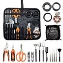 Gardening Tools 20-Piece Complete Set Pruning Shears High Branch Shears No Blade Material for Fruit Picking Orange/Green/Black