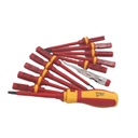 Precision Screwdriver Bits Set Industrial Chrome Finish Plastic Handle OEM Repair Tool Multi-Purpose