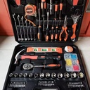 Professional Metal Hand Tools Kit for Home Repair Electrician Carpenter Electric Drill Compatible