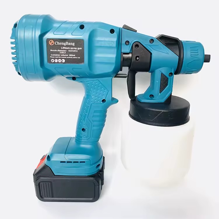 Handheld Rechargeable High Efficiency Small Portable Automatic Cordless Electric Paint Power Spray Gun