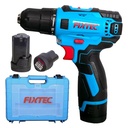 FIXTEC Power Tools Combo Kit Cordless 12V Mini Hand Drill Machine With 2x1500mah Li-ion Battery & 2PCS 50MM Bits