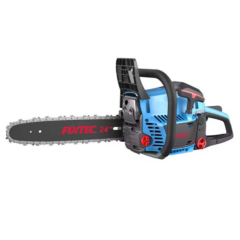 FIXTEC Power Tools 24" 62CC 2.7kw Industrial Level Heavy Duty Gasoline Chain Saw Machine