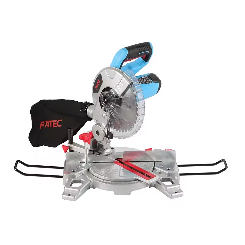 FIXTEC Power Tool 1500W Hand Wood Cutting Machine 210mm Sliding Compound Miter Saw