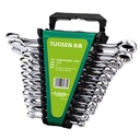 Factory Outlet Dual-Purpose Open-Ended Steel Wrench Set Double-Headed Chrome Finish OEM Customizable Metric Plastic Clamp Cars