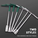 Steel Alloy T-shaped Combination Wrench Set External Hexagon Long Socket Torque DIY OEM Customization Metric Measurement System