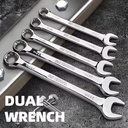 Chrome Finish DIY Grade Dual Purpose Forged Handle 45# Steel Ratchet Torque Wrench Set Customizable OEM Carton Box Imperial