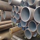 ASTM A53 Grade B ERW Carbon Steel Pipe for Construction, Black Iron Round Mild Steel Tubing Sch80 with MTC Certification