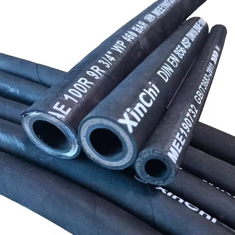 Insulated High Pressure High Temperature Flexible Braided Weather Resistant Rubber Steam Hose with Cutting Service