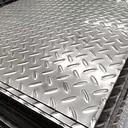 304 316 Stainless Steel Checkered Plate Embossed Sheet with Bending & Cutting Services