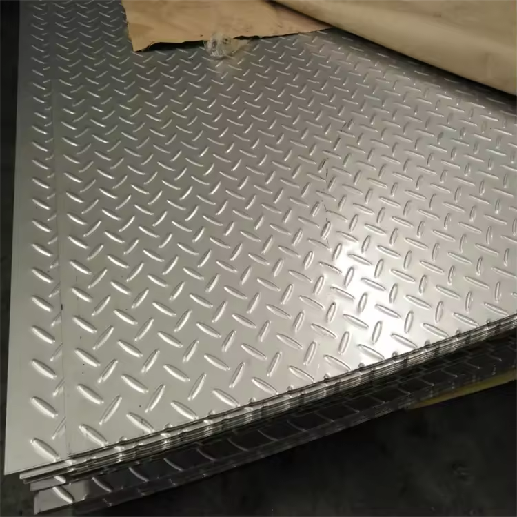 2MM 3MM 4MM 5MM 6MM 7MM 8MM 201 304 316 Anti-Slip Diamond Checkered Stainless Steel Plate