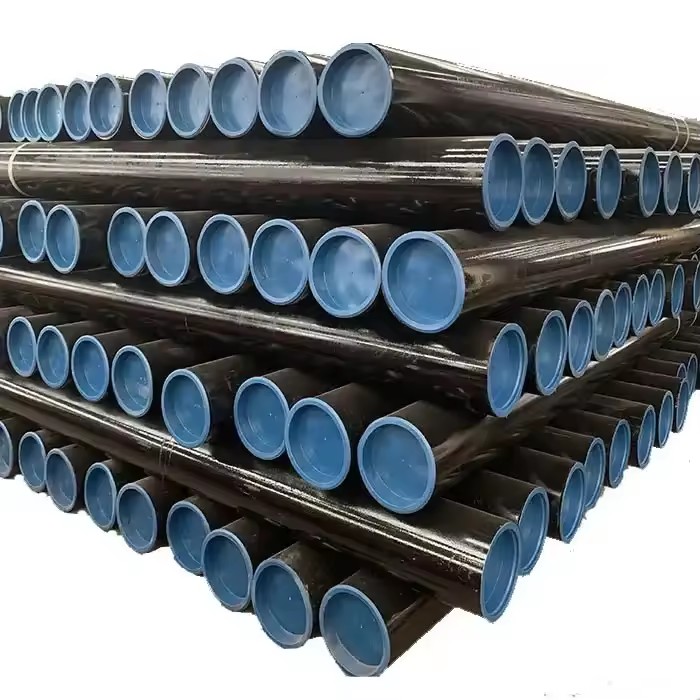 ASTM A106 A53 API 5L Seamless Carbon Steel Pipe Black Round Metal Iron Hollow Tube for Oil Gas Pipeline