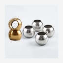 Wholesale Perforated Drilled 3mm 4mm 5mm 6mm 7mm 8mm Stainless Steel Metal Ball Thread Ball