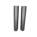 500mm 1000mm Straight Flue Pipe 30 45 Degree Elbow Accessories Stove Double-wall Insulated Chimney Flue Pipe