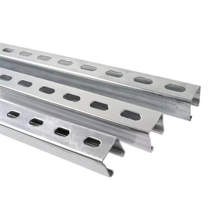 Manufacturer Supply C Section Purlins Steel Profiles Perforated C-Channel Galvanized C Channel Steel