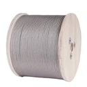 En12385-5 6*19 8*19 9*19 FC Iwrc Steel Wire Rope Galvanized Steel Wire Rope 8~16mm for Lift Elevator