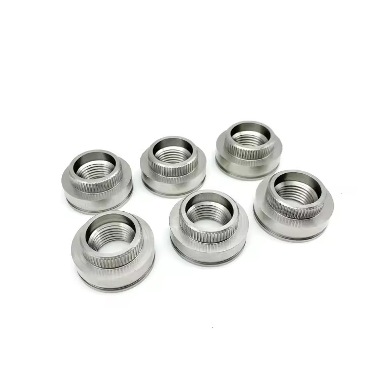 Manufacturer High Quality Custom Stainless Steel Brass Threaded Knurled Insert Copper Nuts CNC Machining Parts Wire EDM