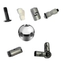 Threaded HRC35 Hardness AiSi Stainless Steel Ball Sleeves Universal Component Parts Adapter Tolerance for Humanoid Robot