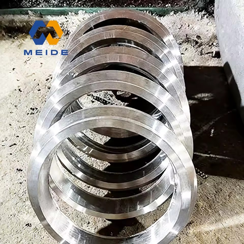 Customized AISI 304 316L Stainless Steel Seamless Forged Ring with Superior Machinability Alloy Steel for Pipeline Components