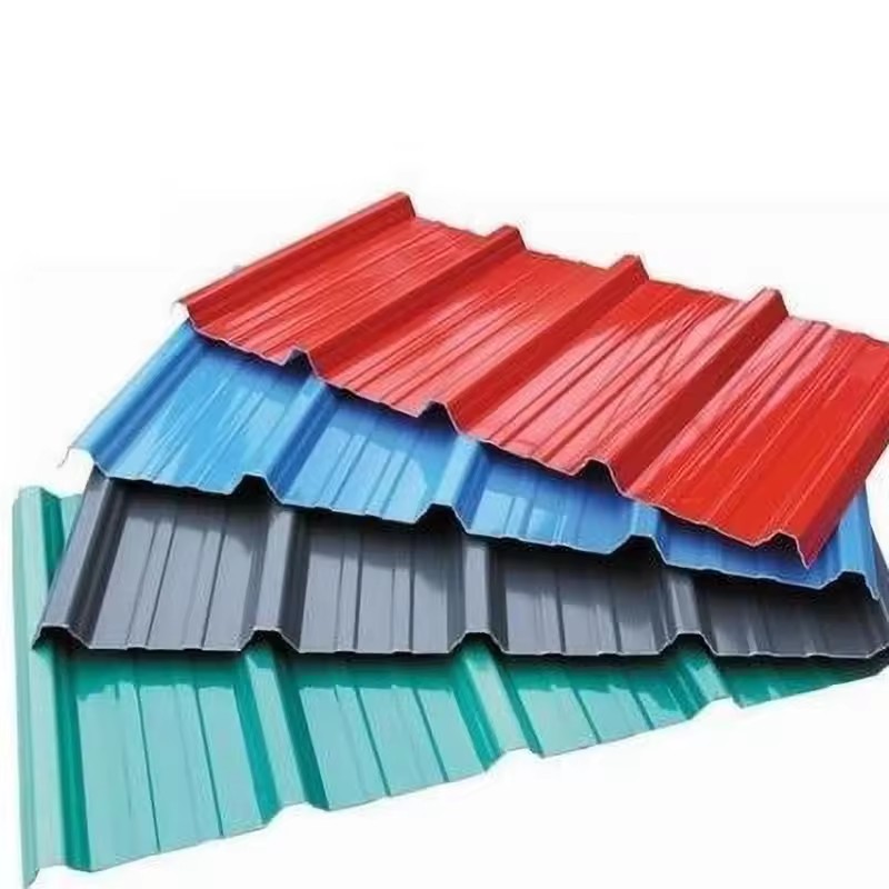 Corrugated Metal 16-20 Feet Roofing Pre-Painted Galvanized Steel Roof Sheets ASTM Welding Bending for House Construction