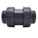 High Quality Plastic Check Valve Water Treatment Manual Power OEM Directly Factory Double Union Check Valve