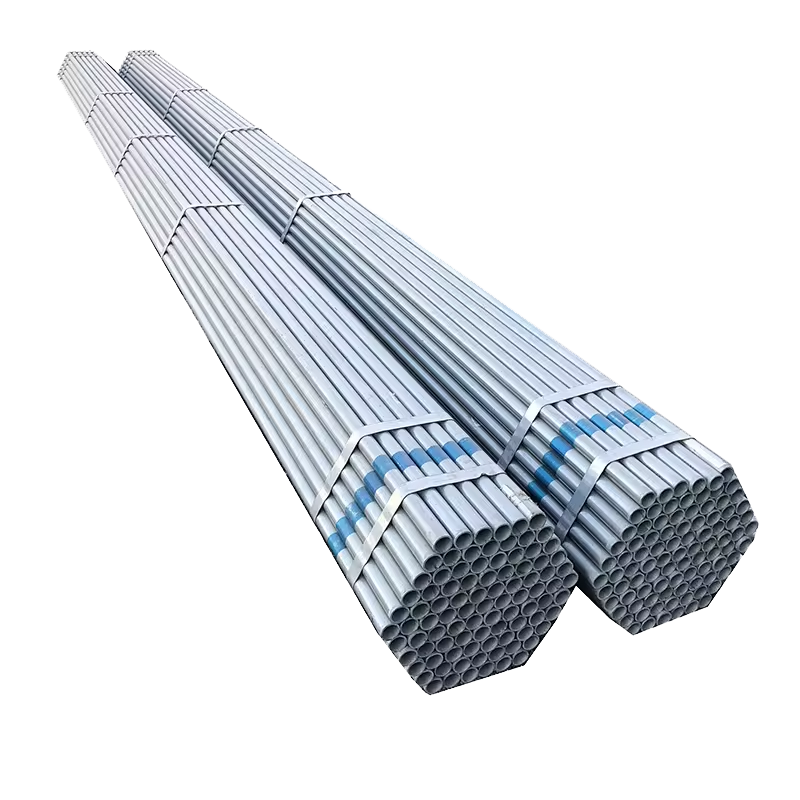 Hot Dipped 40g/m2 Zinc Coating GI Round Iron Tube Pipe Galvanized Steel Pipe Galvanized Square Steel Tube