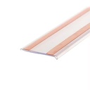 Retail Merchandising Fixtures Custom DisplaysSupermarket PVC Price Holder Plastic Shelf Talker Label Holder