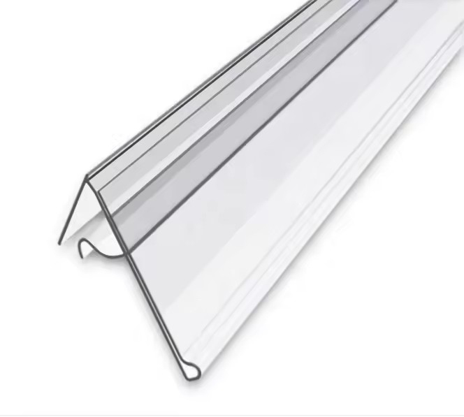 OEM Custom Retail Display Supermarket Plastic Price Tag Clip for Wire Shelves Basket Cutting Included
