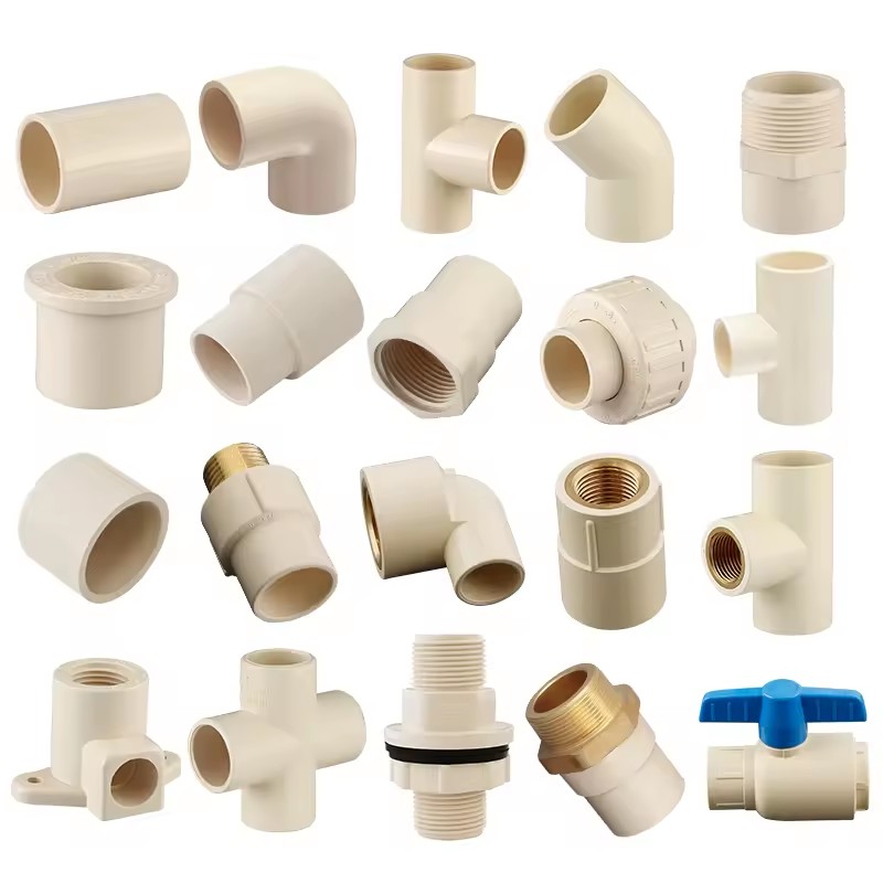 Factory Manufacturing High Quality CPVC Plastic Pipe Fittings Male Adaptor Brass Threaded