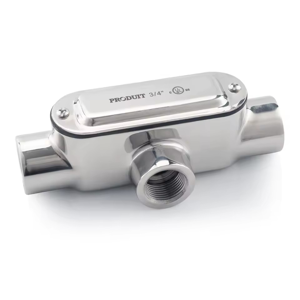 UL6 Certificate No.E483259 Trade Sizes 1/2"-4" Stainless Steel Conduit Outlet Body