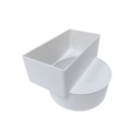 OFEEYA Best Quality Australian Standard Upvc Plastic Down Pipe Adapter Pipe Fitting Plumbing